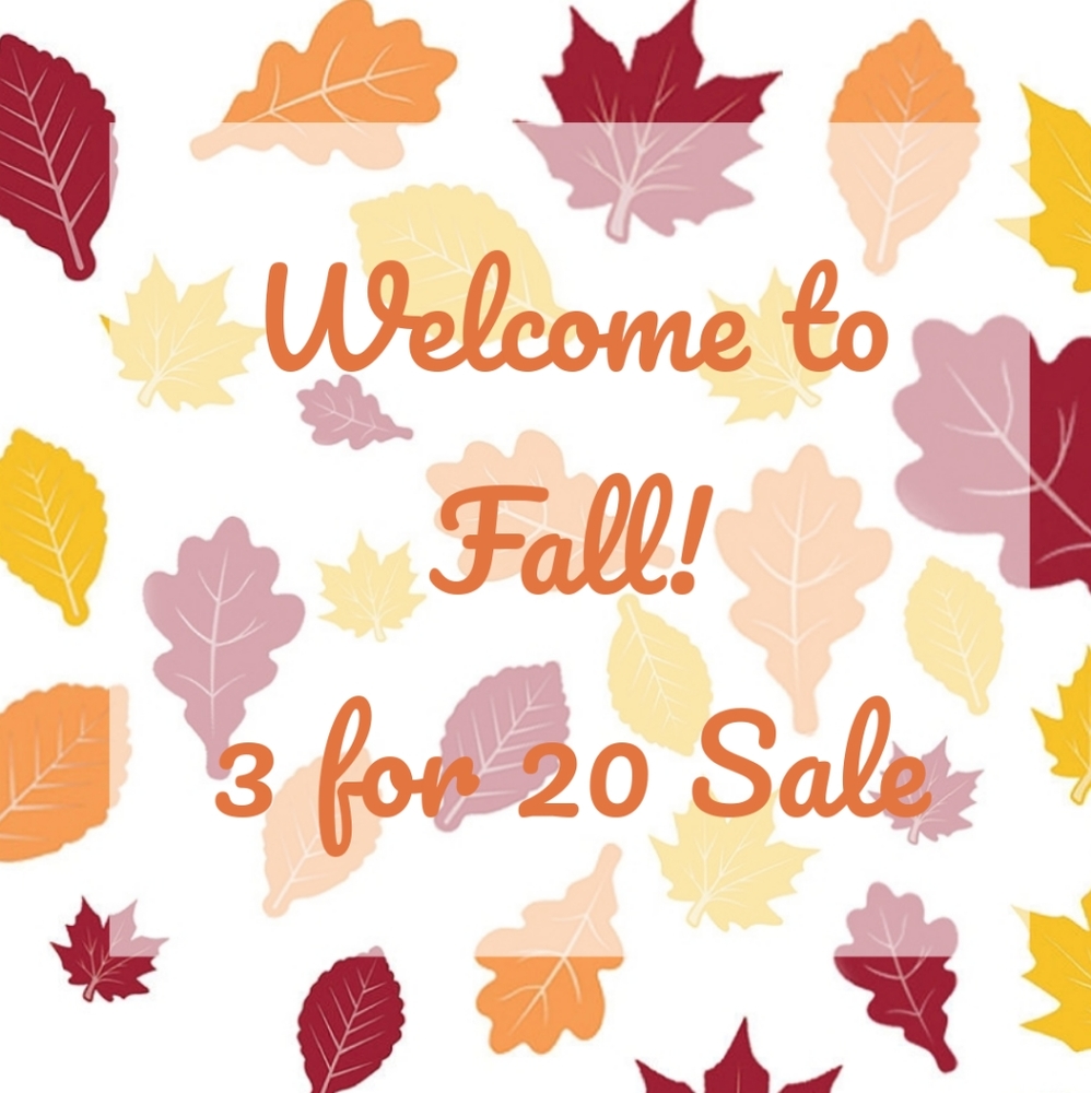 3 for 20$ Sale.🍁🍁